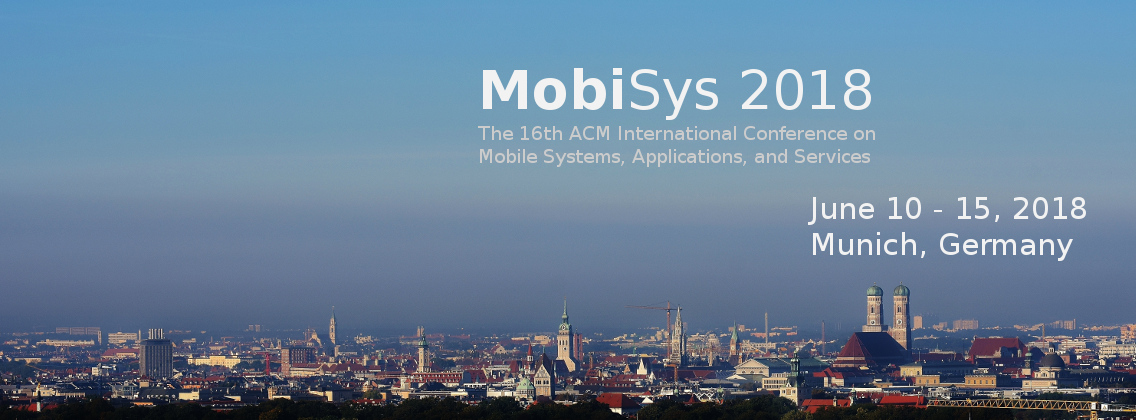 ACM MobiSys 2018 Banner