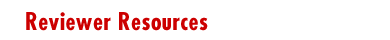 Reviewer Resources